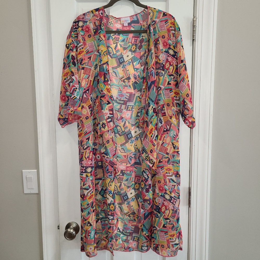 🌟 LuLaRoe Shirley M Medium Multicolor Aztec
